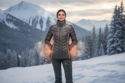 Doudoune chauffante femme élégante pour un hiver confortable et stylé