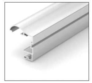 exemple de profil arrondi pour poignée placard coulissant